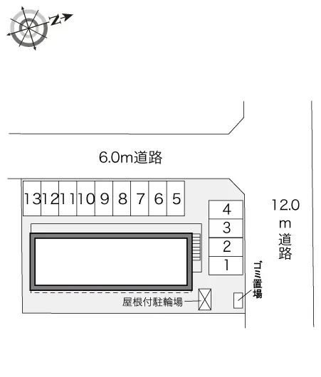 石狩市花川南十条１丁目 月極駐車場